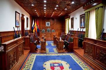  La profesora Celia Jiménez pone voz en el Pleno al manifiesto institucional contra la violencia machista (Foto TA)